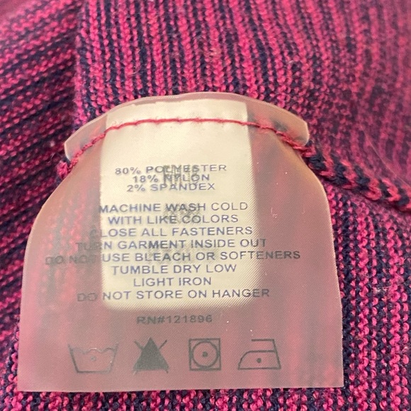 Title Nine Two V Neck Striped Tops / 1 Maroon / 2 Blue / Womens Size XS - Picture 16 of 16